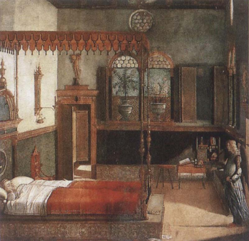 Vittore Carpaccio The Dream of St Ursula Spain oil painting art